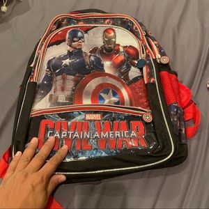 Captain America backpack